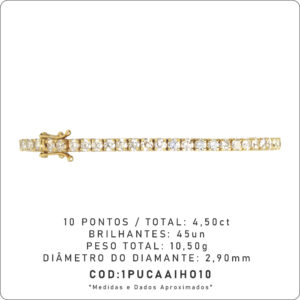 Pulseira 4 Garras 10 Pontos