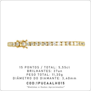 Pulseira 4 Garras 15 Pontos