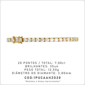 Pulseira 4 Garras 20 Pontos
