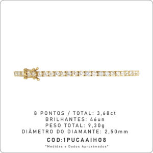 Pulseira 4 Garras 8 Pontos