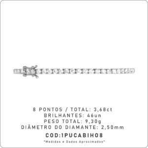 Pulseira 4 Garras 8 Pontos
