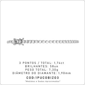 Pulseira Coroa 3 Pontos