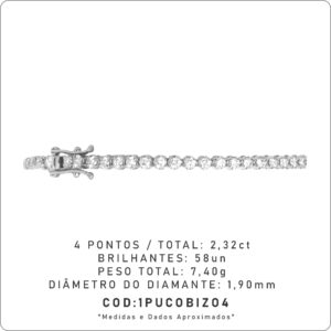 Pulseira Coroa 4 Pontos
