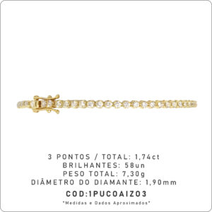 Pulseira Coroa 3 Pontos