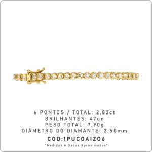 Pulseira Coroa 6 Pontos