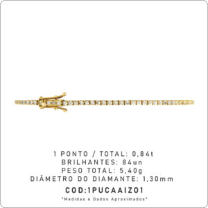 Pulseira 4 Garras 1 Ponto