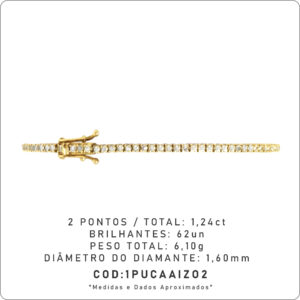 Pulseira 4 Garras 2 Pontos