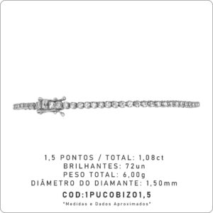 Pulseira Coroa 1,5 Pontos