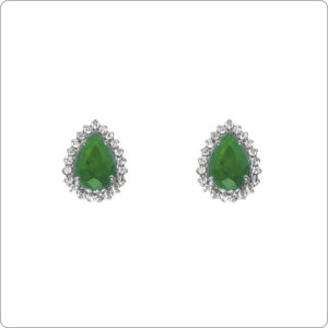 Brinco Esmeralda 7x5 Gota