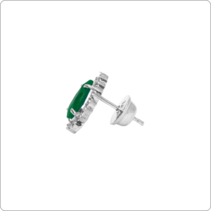 Brinco Esmeralda 8x6 Gota