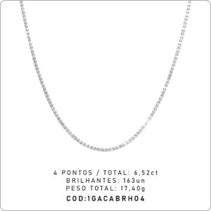 Gargantilha 4 Garras 4 Pontos