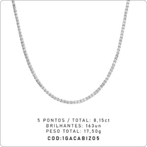 Gargantilha 4 Garras 5 Pontos