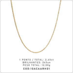 Gargantilha 4 Garras 1 Ponto