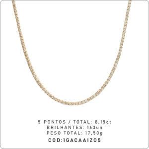 Gargantilha 4 Garras 5 Pontos