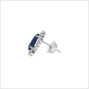 Brinco Safira 8x6 Gota