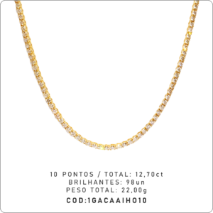Gargantilha 4 Garras 10 Pontos
