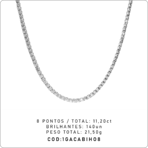 Gargantilha 4 Garras 8 Pontos