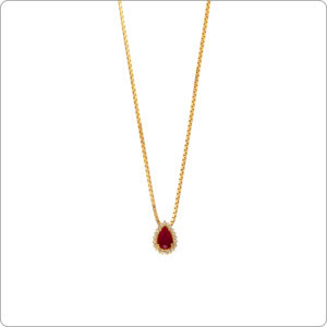 Pingente Rubi 7x5 Gota