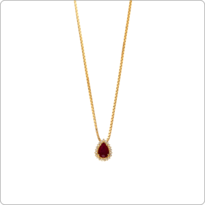 Pingente Rubi 8x6 Gota