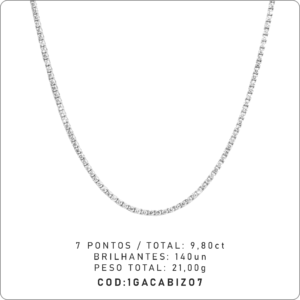 Gargantilha 4 Garras 7 Pontos